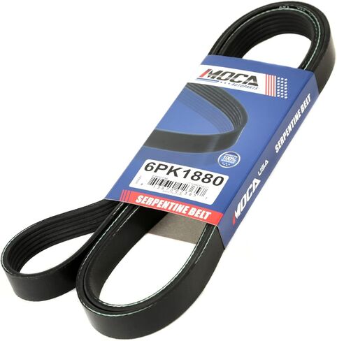 6PK1880 حزام سيربنتين مناسب 98-05 لسيارة فولكس فاجن باسات، 03-08 لسيارة تويوتا كورولا، 04-06 لسيارة ميتسوبيشي لانسر، 98-00 لسيارة مرسيدس بنز SLK230، 04-08 لسيارة شيفروليه أفيو، 1997-05 لسيارة أودي A4 in Kuwait