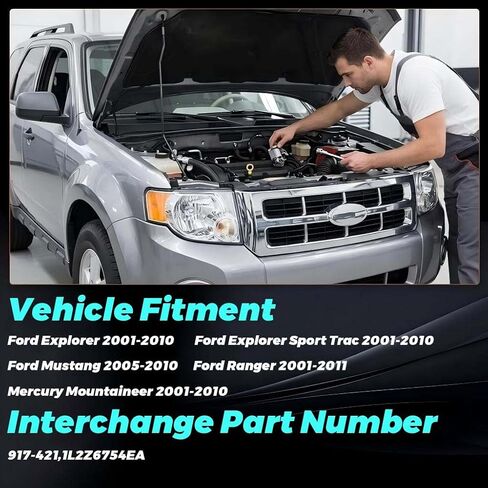 Engine Oil Dipstick Tube for Ford Explorer Mustang Ranger Mercury Mountaineer 2001 2002 2003 2004 2005 2006 2007 2008 2009 2010 2011,Replace 917-421 in Kuwait