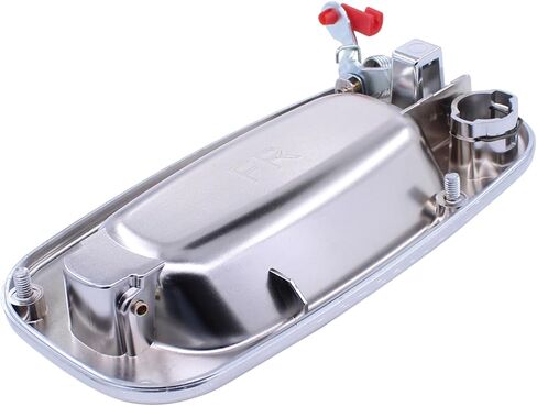 MOTOKU زوج من مقابض الأبواب الخارجية الأمامية من الكروم لسيارة Chevy GMC Cadillac Silverado Suburban Avalanche Sierra Yukon 1500 2500 3500 HD Classic Tahoe Escalade 1999-2007 للسائق الأيسر وجانب الركاب الأيمن in Kuwait
