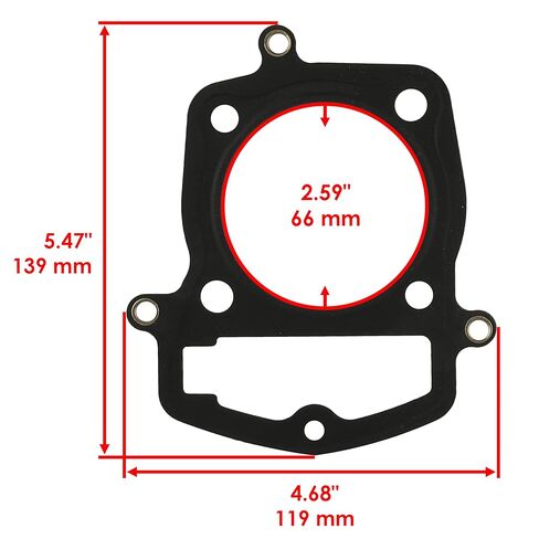 طقم حشيات صمام رأس اسطوانة الكالتريك متوافق مع Honda CRF230F CRF230L CRF230M 2003-2019 in Kuwait