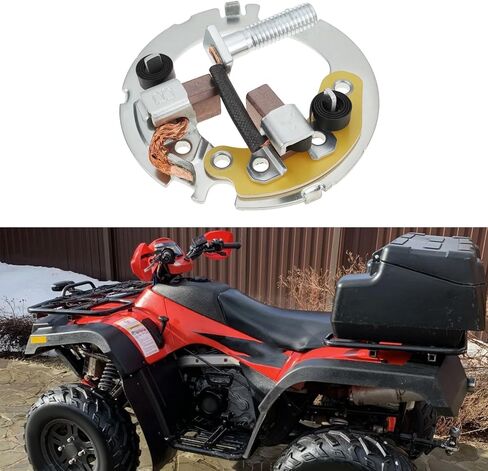 ECSiNG 1pc ATV Starter Carbon Brush 414‑54063 Compatible with Arctic Cat 375 400 Compatible with Suzuki LT‑A400 LT‑F400 Compatible with Eiger KingQuad in Kuwait