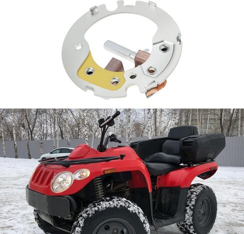 ECSiNG 1pc ATV Starter Carbon Brush 414‑54063 Compatible with Arctic Cat 375 400 Compatible with Suzuki LT‑A400 LT‑F400 Compatible with Eiger KingQuad in Kuwait