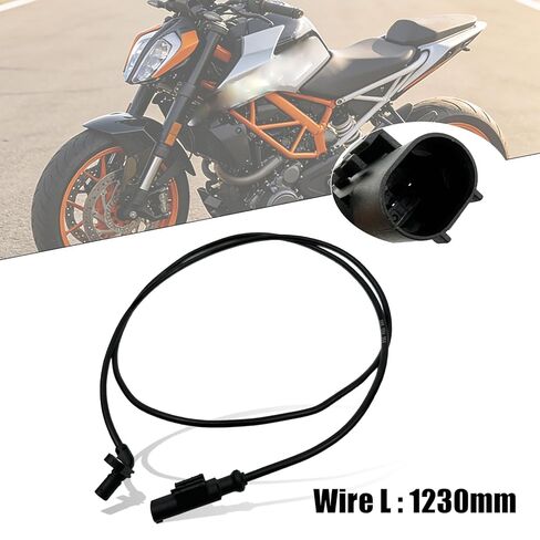 أجهزة استشعار سرعة العجلات الأمامية والخلفية QXDENG، متوافقة مع KTM Duke 390 690 790 890، 390 790 890 1050 1090 1190 Adventure، 1290 Super Duke وSuper Adventure ABS مجموعات مستشعر السرعة. in Kuwait