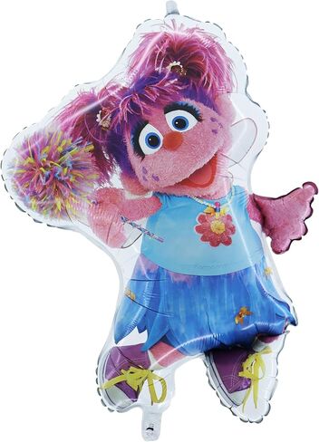 Toyland® Sesame Street Pack of 4 Jumbo Foil Balloons - Abby Cadabby, Big Bird, Cookie Monster & Elmo Characters - Kids Party Decorations in Kuwait