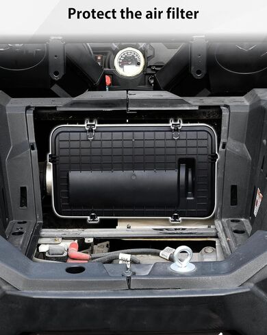SAUTVS Airbox Cover Assembly for Polaris RZR XP 1000/XP4 1000 2014-2023/ RZR XP Turbo/XP4 Turbo 2016-2021 Accessories, Replace OEM #1240748 in Kuwait
