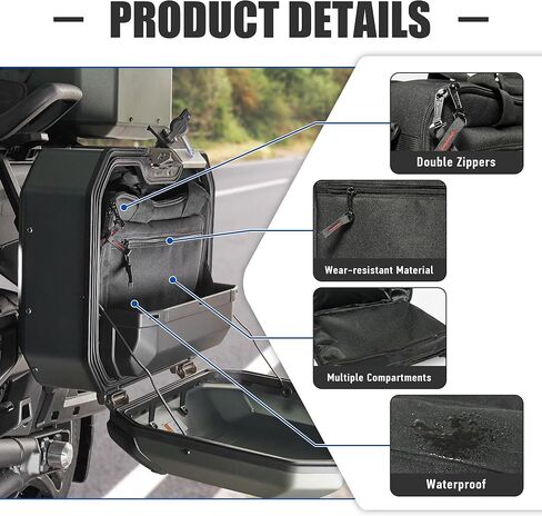 Saddlebag Organizer Cargo Bag for Can Am Canyon Redrock XT 2025 2026, Removable Luggage Storage Bag for Canyon Accessories in Saudi Arabia