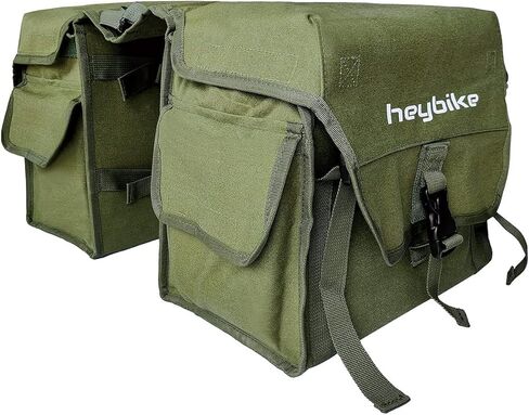 Heybike Saddlebag (Green), Bike Rack Pannier Bag for Electric bike in Saudi Arabia