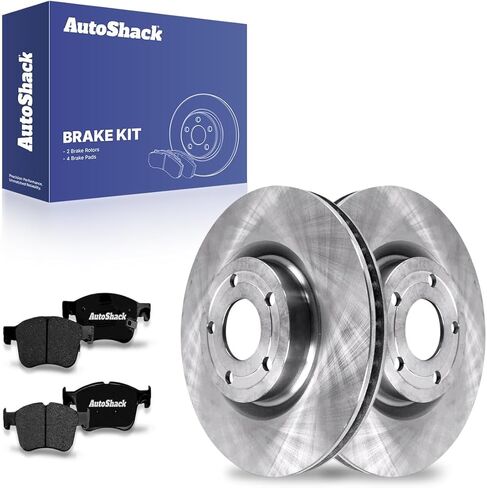 دوارات فرامل أمامية من AutoShack ومنصات ممتازة لسيارات Ford & Lincoln، Escape 2020-2025 Bronco Sport 2021-2024 Corsair 2020-2025، AWD FWD L3 1.5L L4 2.0L 2.3L 2.5L - 12.13 بوصة (308 مم)، 5 عروات in Kuwait