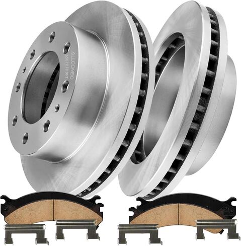 ALLCOMBO 12.8" Front Brake Kit for 2002 2003 2004 2005 2006 Chevy Avalanche 2500, for Express Silverado Suburban GMC Savana Sierra 1500 2500 3500 HD Brakes, Rotors and Pads Replacement 55072 784 in Kuwait