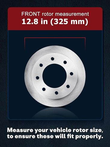 ALLCOMBO 12.8" Front Brake Kit for 2002 2003 2004 2005 2006 Chevy Avalanche 2500, for Express Silverado Suburban GMC Savana Sierra 1500 2500 3500 HD Brakes, Rotors and Pads Replacement 55072 784 in Kuwait