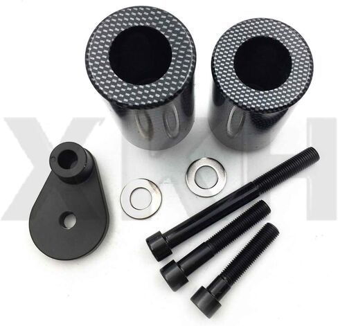 XKH- Motorcycle carbon No Cut Frame Slider Protector Compatible with 2001 2003 Suzuki Gsxr 600 2000 2003 Gsxr 750 N [B00Y7CDJB4] in Saudi Arabia