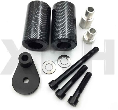 XKH- Motorcycle carbon No Cut Frame Slider Protector Compatible with 2001 2003 Suzuki Gsxr 600 2000 2003 Gsxr 750 N [B00Y7CDJB4] in Saudi Arabia