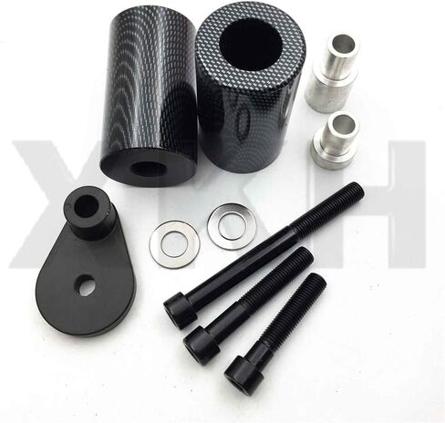 XKH- Motorcycle carbon No Cut Frame Slider Protector Compatible with 2001 2003 Suzuki Gsxr 600 2000 2003 Gsxr 750 N [B00Y7CDJB4] in Saudi Arabia