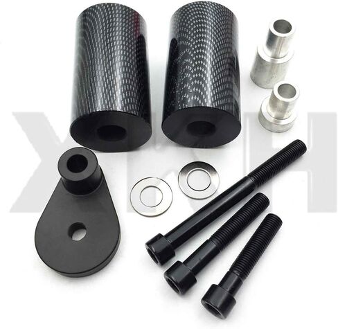 XKH- Motorcycle carbon No Cut Frame Slider Protector Compatible with 2001 2003 Suzuki Gsxr 600 2000 2003 Gsxr 750 N [B00Y7CDJB4] in Saudi Arabia