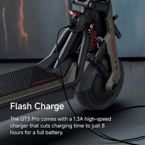 Segway SuperScooter GT3 Pro Electric Scooter, 50MPH Top Speed, 86-Mile Max Range, Dual Motor, 7000W Peak Power, Dual Hydraulic Suspension and Disc Brakes, UL-2272 2271 Certified in Saudi Arabia