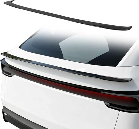 سبويلر لسيارة Tesla Model Y Juniper 2025-2026، جناح خلفي متوافق مع 2025 2026 Tesla Model Y، جناح صندوق السيارة بنمط OEM، ترقية المظهر الرياضي، أسود لامع in Kuwait