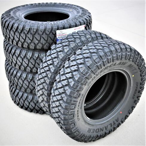 Set of 6 (SIX) Atlander Roverclaw M/T I Mud Off-Road Light Truck Radial Tires-LT235/85R16 235/85/16 235/85-16 120/116Q Load Range E LRE 10-Ply RBL Raised Black Letters in Saudi Arabia