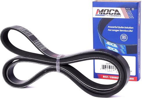 MOCA 5PK1510 Serpentine Belt Fits For Infiniti 2019-2018 QX30 L4-2.0L, 2017 QX30 L4-2.0L, For Mercedes-Benz 20-19 A220 L4-2.0L, 20-14 CLA250 L4-2.0L, 19-14 CLA45 AMG L4-2.0L, 20-15 GLA250 L4-2.0L in Kuwait