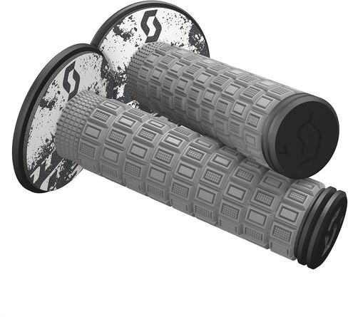 SCOTT 269305-1019 Mellow + Donut Motocross Grips, Grey/Black in Kuwait