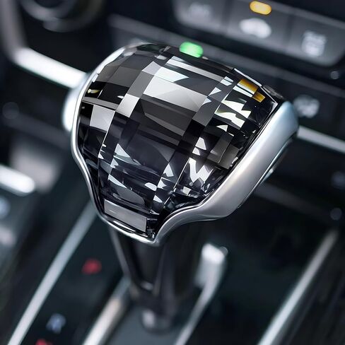 Crystal Gear Shift Knob Cover Trim for Honda CRV CR-V 2017-2022, Premium Crystal Car Interior Decoration Trim Accessories 1:1 OEM Fit in Saudi Arabia