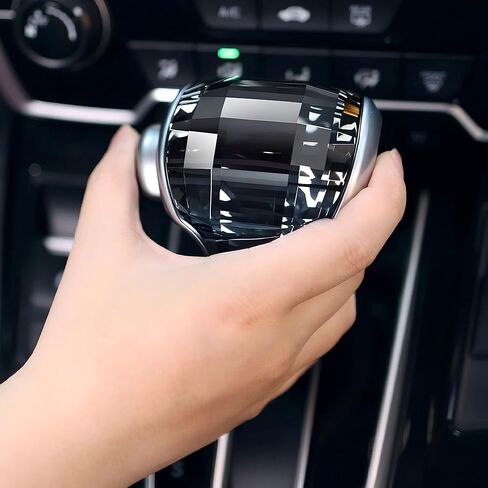 Crystal Gear Shift Knob Cover Trim for Honda CRV CR-V 2017-2022, Premium Crystal Car Interior Decoration Trim Accessories 1:1 OEM Fit in Saudi Arabia