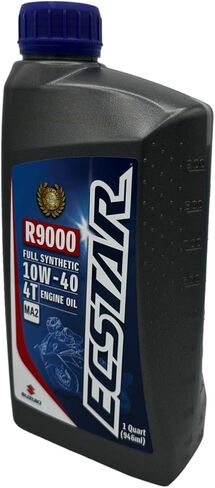 عبوتان من Cyclemax متوافقة مع زيت المحرك الاصطناعي بالكامل سوزوكي Ecstar R9000 10w40 990A0-01E40-01Q يحتوي على 2 كوارت وقمع in Kuwait