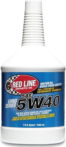 زيت محرك Red Line 12404 SAE 5W40 اصطناعي بالكامل من السلسلة الأوروبية - 1 كوارت in Saudi Arabia