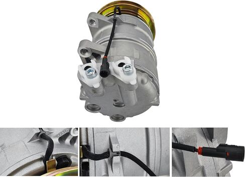 AC Compressor Compatible with Isuzu NPR NPR-HD NQR 4.8L L4 2001-2004, 8972513411 940-5218 506211-7770 506011-9611 506011-9610 8972513410 in Saudi Arabia