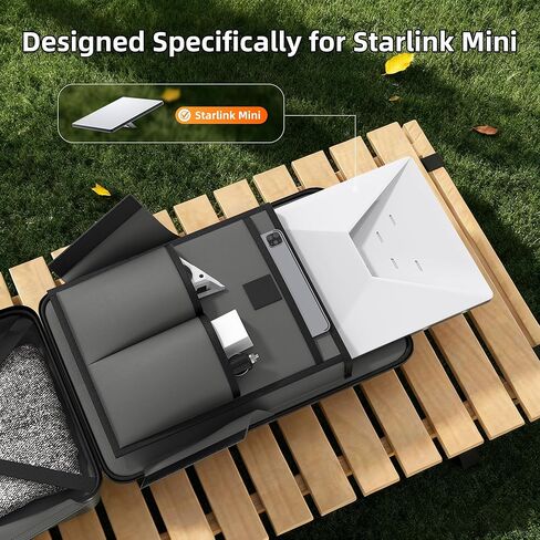 DAIERTEK Starlink Mini Case, Hard Travel Case Waterproof Bag for Starlink Mini Dish and Other Accessories Shockproof Starlink Storage and Carrying Box in Saudi Arabia