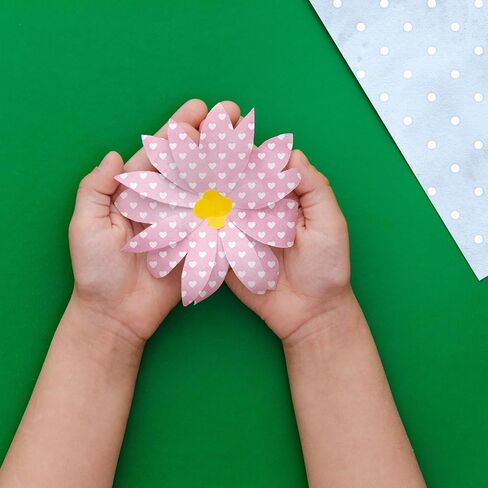 24 Sheets Baby Shower Scrapbook Paper, 12 Strip Plaid Dot Floral Patterns Decorative Craft Paper Folded Flat for Birthday DIY Crafts Card Making Photo Album Decor, 11.8'' x 11.8' (Baby) in Saudi Arabia