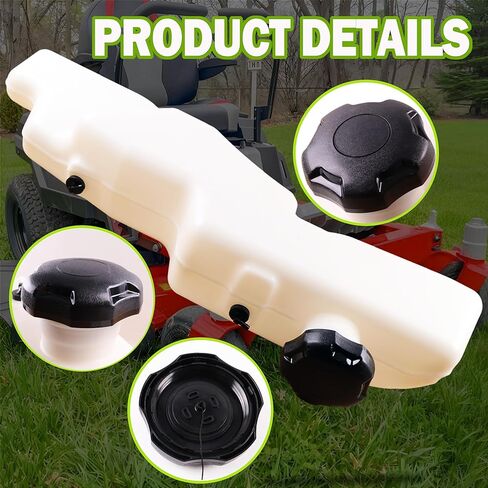 مجموعة خزان الوقود JEENDA مع غطاء 119-3324 متوافقة مع سلسلة Exmark Quest E، سلسلة Quest S، لسلسلة Toro TimeCutter MX، TimeCutter SS، TimeCutter SX، TimeCutter ZS in Kuwait