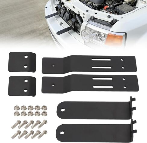 طقم دعامة تثبيت لشريط الضوء من Motoparty لسيارة Land Rover Discovery 3 D3 4 D4 (2004-2016) | دعامات تثبيت خفيفة للخدمة الشاقة على الطرق الوعرة | سهلة التركيب in Kuwait