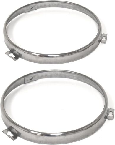 Headlight Retaining Ring 7" Diameter 5/8" Wide Pair For Ford F-100 Pickup Truck 1953-1966 in Kuwait