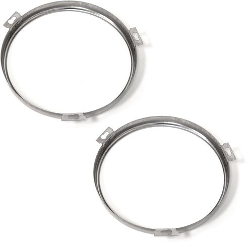 Headlight Retaining Ring 7" Diameter 5/8" Wide Pair For Ford F-100 Pickup Truck 1953-1966 in Kuwait