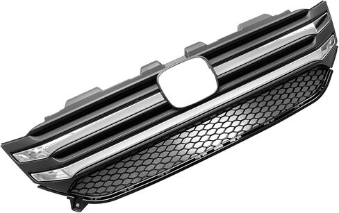 Front Upper Grille With Trim Molding Assembly Compatible with 2016 2017 2018 Pilot in Kuwait