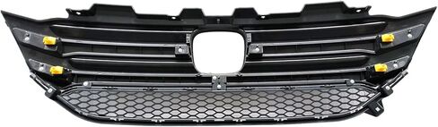 Front Upper Grille With Trim Molding Assembly Compatible with 2016 2017 2018 Pilot in Kuwait