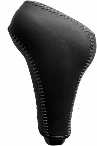 Custom Stitched Black Genuine Leather Gear Shift Knob Cover for Toyota 4Runner TRD Pro 2015-2024, Tundra 2015-2021, Sequoia TRD Pro 2018-2022 Interior Accessories in Saudi Arabia