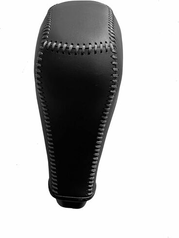 Custom Stitched Black Genuine Leather Gear Shift Knob Cover for Toyota 4Runner TRD Pro 2015-2024, Tundra 2015-2021, Sequoia TRD Pro 2018-2022 Interior Accessories in Saudi Arabia