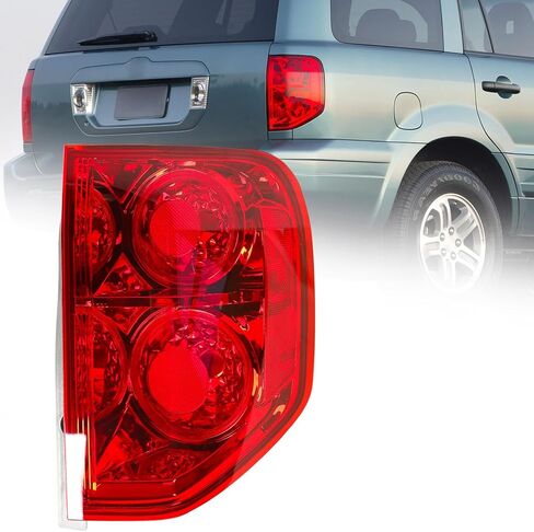 Huray الذيل ضوء لهوندا بايلوت 2003 2004 2005 OE استبدال المصباح الخلفي 33551-S9V-A01 (جانب الركاب (الأيمن)) in Kuwait