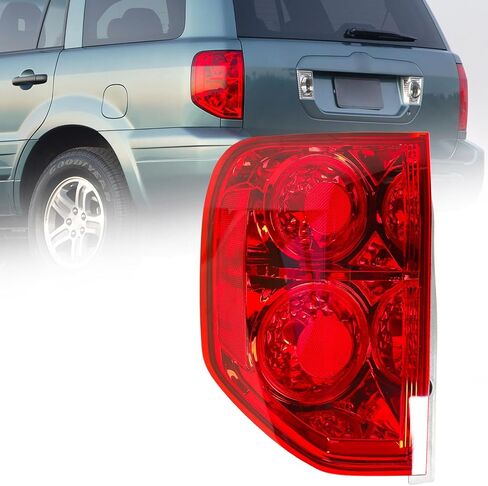 Huray الذيل ضوء لهوندا بايلوت 2003 2004 2005 OE استبدال المصباح الخلفي 33551-S9V-A01 (جانب الركاب (الأيمن)) in Kuwait