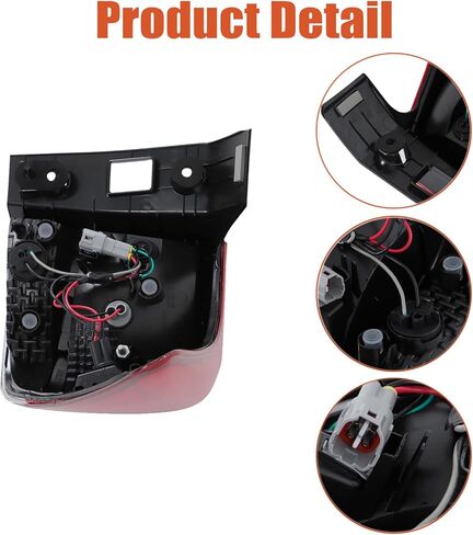 labwork Left Outer Rear Tail Light Replacement for Subaru Crosstrek 2018-2019 Subaru Impreza Hatchback Wagon 2017-2019 Rear Tail Lamp Assembly SU2804109 84201FL03A in Kuwait