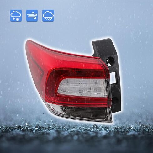 labwork Left Outer Rear Tail Light Replacement for Subaru Crosstrek 2018-2019 Subaru Impreza Hatchback Wagon 2017-2019 Rear Tail Lamp Assembly SU2804109 84201FL03A in Kuwait