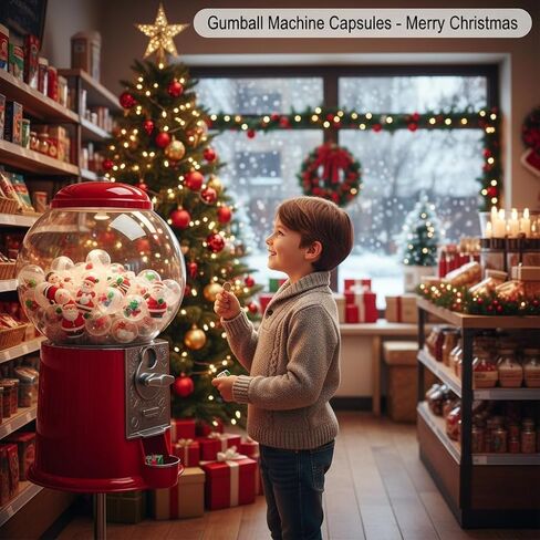 50Pcs Clear Plastic Gumball Capsules Machine, 2 Inch Round Toy Containers for Vending Machine, Easy-Open Egg SurpriseShells for DIY Crafts, Party Favors, Small Bead Storage Organizer in Kuwait