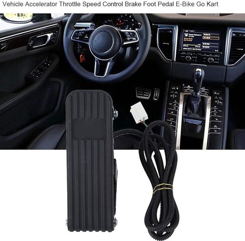 Electric Foot Pedal Throttle, Accelerator Throttle Pedal, Vehicle Speed Control Brake Foot Assembly Bike Pedal, race car pedal E Kart for Replacement Part in Saudi Arabia