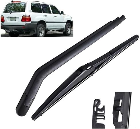 Wiper 14" Rear Wiper Blade Arm Set Kit Compatible with Toyota Land Cruiser J100 1999-2007 Windshield Windscreen Tailgate Window in Saudi Arabia