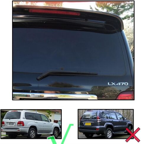 Wiper 14" Rear Wiper Blade Arm Set Kit Compatible with Toyota Land Cruiser J100 1999-2007 Windshield Windscreen Tailgate Window in Saudi Arabia