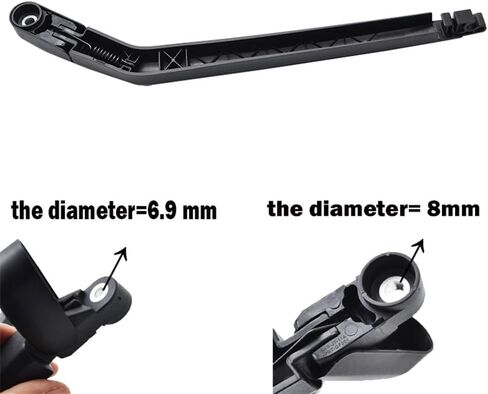 Wiper 14" Rear Wiper Blade Arm Set Kit Compatible with Toyota Land Cruiser J100 1999-2007 Windshield Windscreen Tailgate Window in Saudi Arabia
