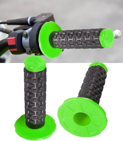 Dirt Bike Grips,Car Accessories Universal 7/8" Motorcycle Grips,Rubber Anti-Slip Throttle Bar Grip,Suitable for CRF50 CRF70 CRF80 XR50 XR100R CRF125 CRF100 CRF150F CRF230F (Gray) in Kuwait