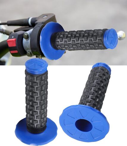 Dirt Bike Grips,Car Accessories Universal 7/8" Motorcycle Grips,Rubber Anti-Slip Throttle Bar Grip,Suitable for CRF50 CRF70 CRF80 XR50 XR100R CRF125 CRF100 CRF150F CRF230F (Gray) in Saudi Arabia