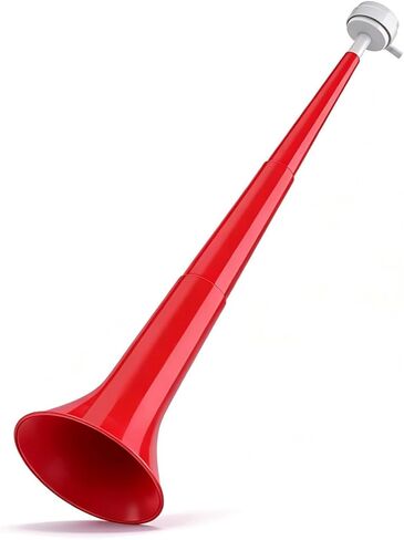 Vuvuzela Stadium Horn, 1 Pack Blue 24 Inch Collapsible Soccer Horn, Loud ABS Party Air Horn Noise Makers, Cheering Bull Horn Loud Speaker for 2026 World Cup, Sporting Events, Games and Festival Party in Saudi Arabia